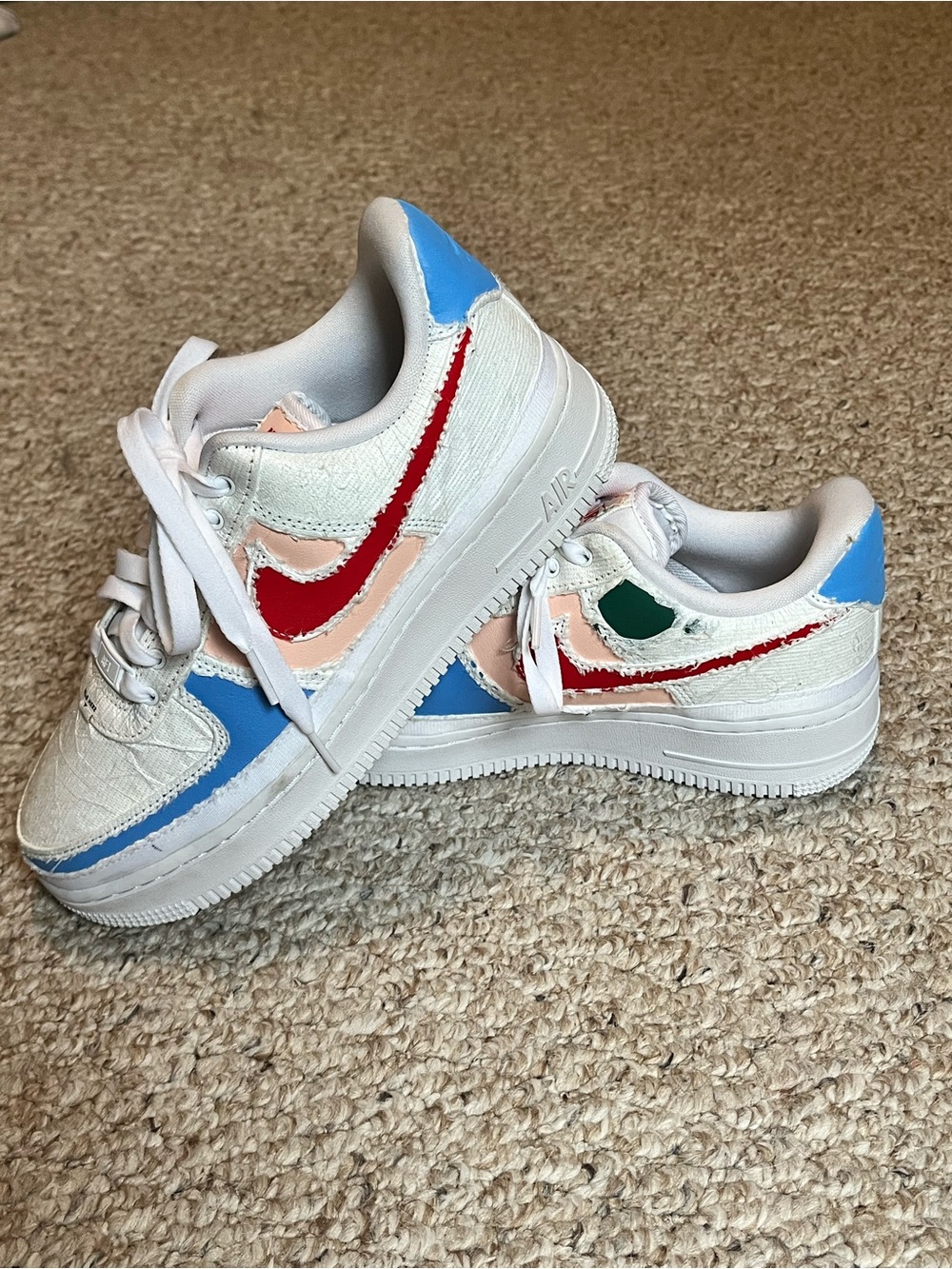 Authentic Unique Nike Tear Away Air Force 1 Low Top Sneakers